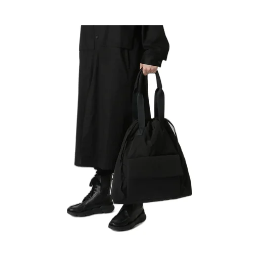Nylon Taffeta Padded Drawstring Bag