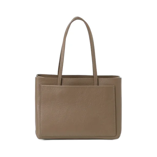 Shrunken Leather Box Handbag