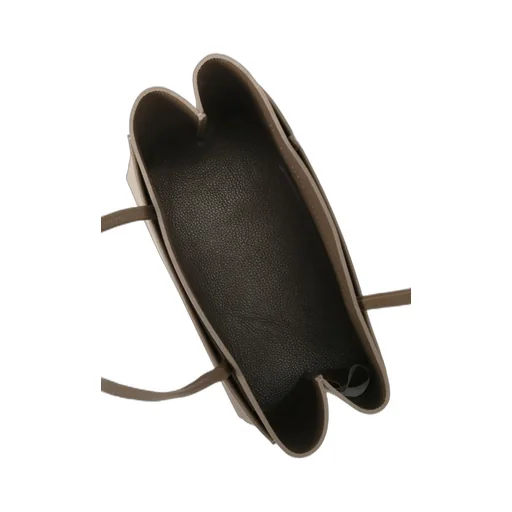 Shrunken Leather Box Handbag