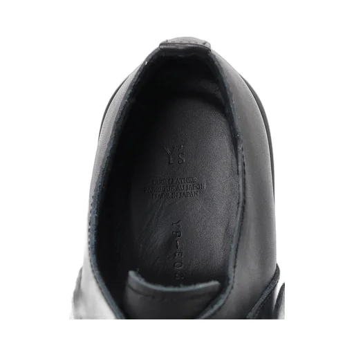 Matte Smooth Leather Belted Shoes