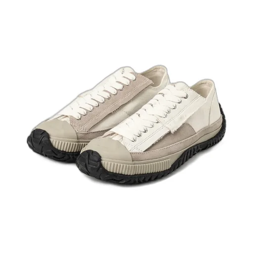 Canvas/Smooth Leather/Velor Low Cut Sneaker
