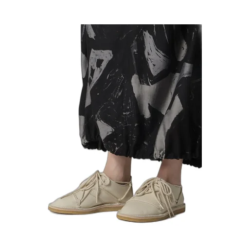 Nubuck Leather Random Rope Shoes