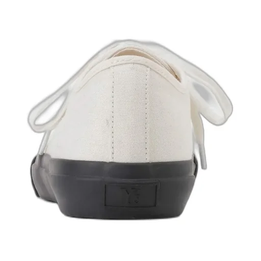 No.9 Canvas Flat Sneakers