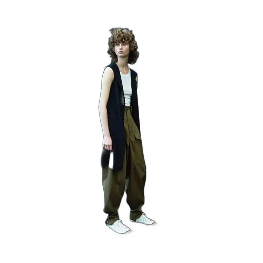 No.9 Canvas Flat Sneakers