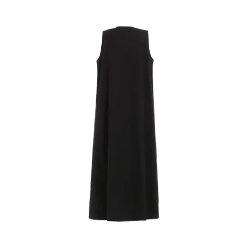 Slub Duck Front Open Dress