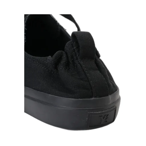 Cotton Canvas Rubber Heel Sneaker