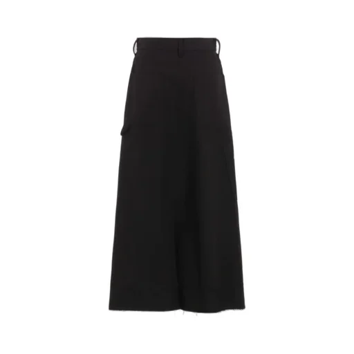 Slub Duck Denim Skirt