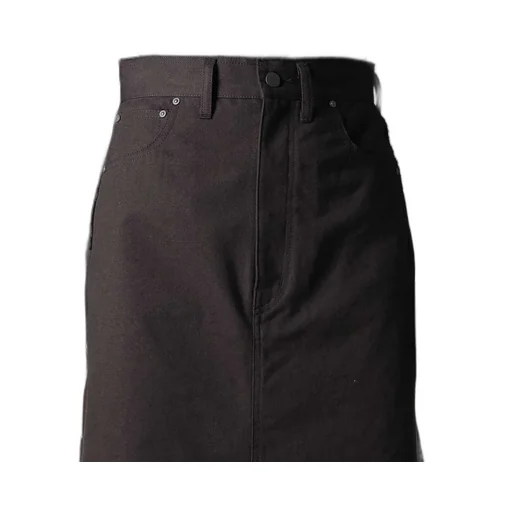 Slub Duck Denim Skirt