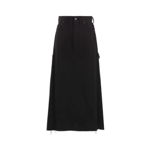 Slub Duck Denim Skirt