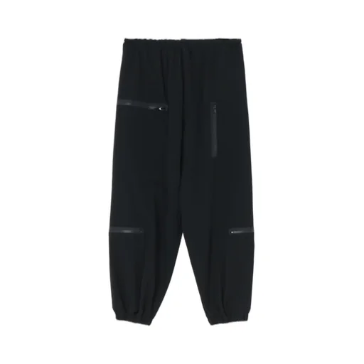 Washer Wool Gabardine Zipper Pocket Pants