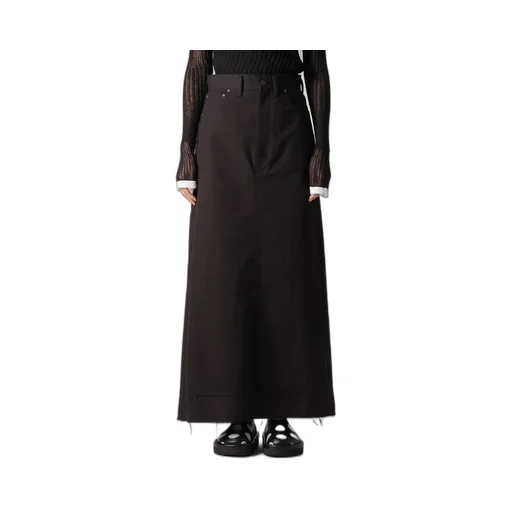 Slub Duck Denim Skirt