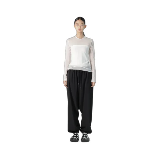 Tulle Crew Neck T