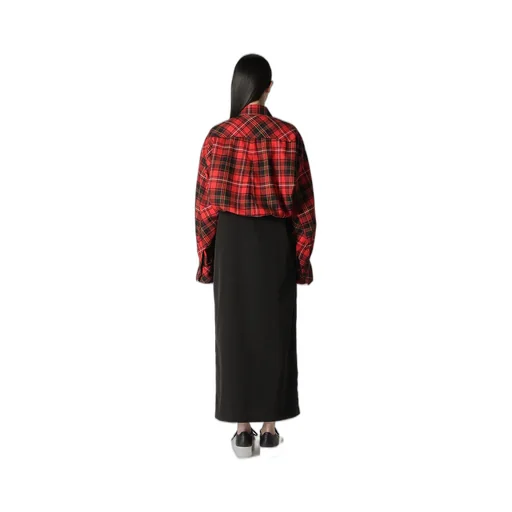 Tartan Check Double Layered Dress
