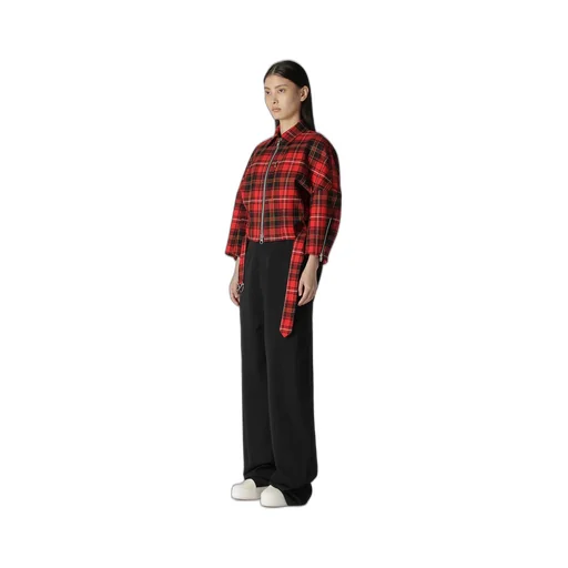 Tartan Check Panel Blouson