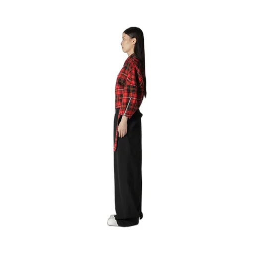 Tartan Check Panel Blouson