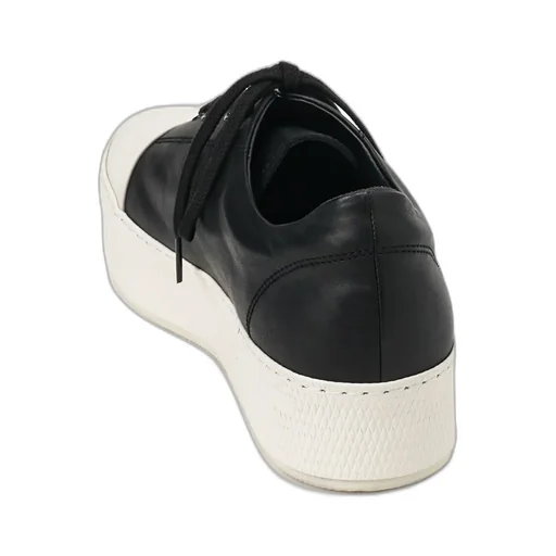 Cow Leather Asymmetric Sneaker