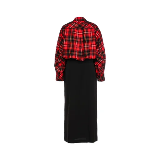 Tartan Check Double Layered Dress