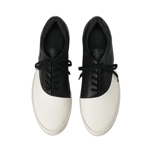 Cow Leather Asymmetric Sneaker