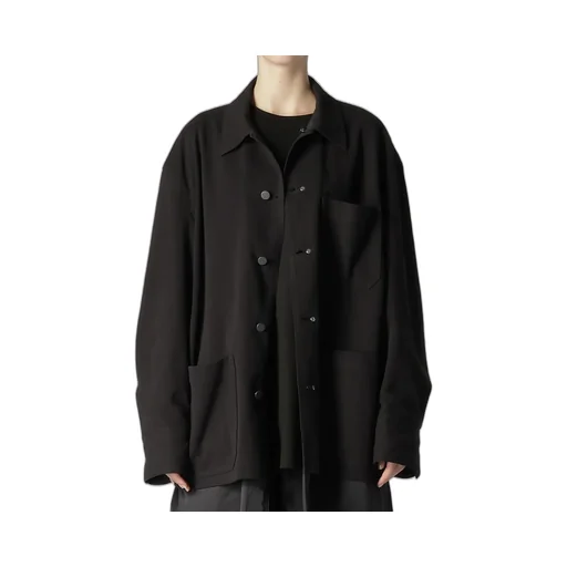 Hard Twisted Cotton Satin Revsersible Coat