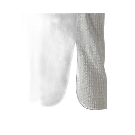 Leno Weave Cotton Long Shirt