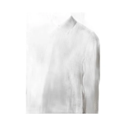 Leno Weave Cotton Long Shirt
