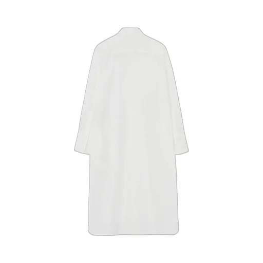 Leno Weave Cotton Long Shirt