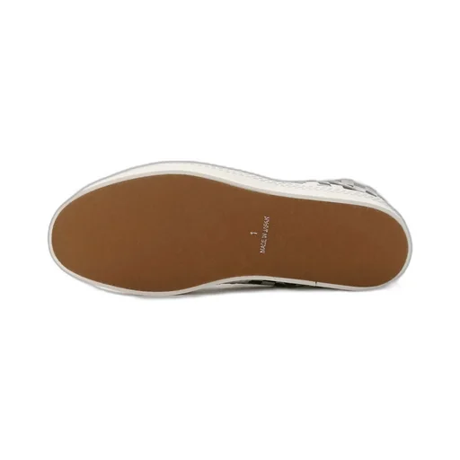 Plaid Pattern Leather Basket Shoes