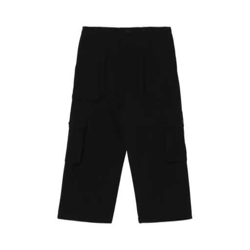 Wool Gabardine Pocket Detail Pants