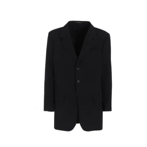 Wool Gabardine Back Opening Jacket