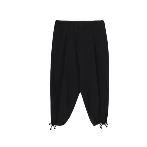 Wool Gabardine New Standard 2Tucks String Pants