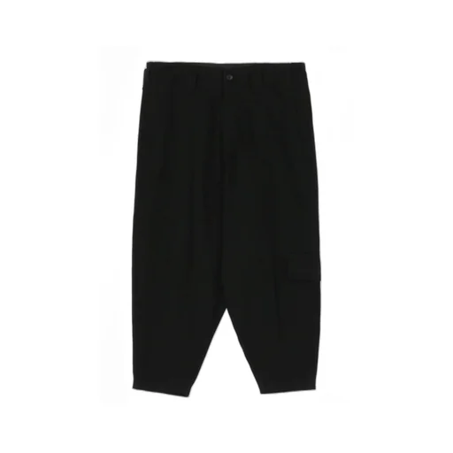 Wool Tuxedo Side Flap Pocket Pants