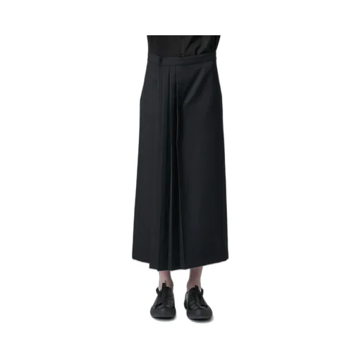 Gabardine F Pleated Skirt