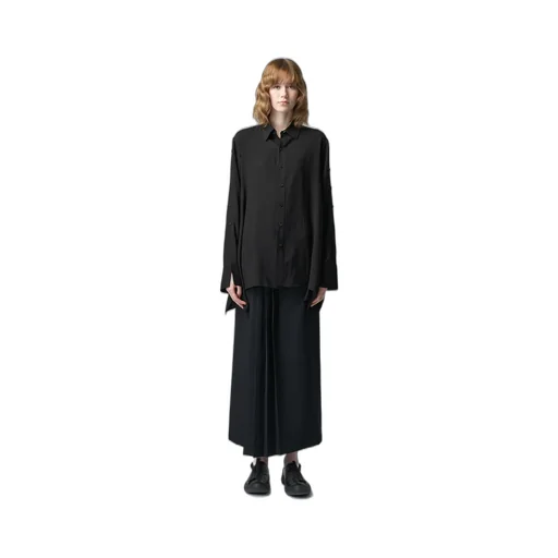Gabardine F Pleated Skirt