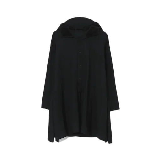 Wool Viyella Hood Mini Dress