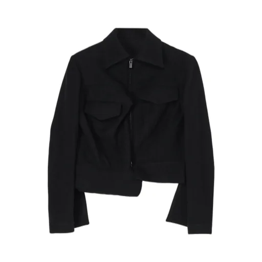1/16 Flannel L Box Detail Blouson