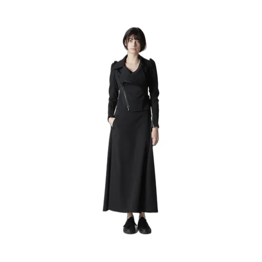 Gabardine R Pocket Skirt