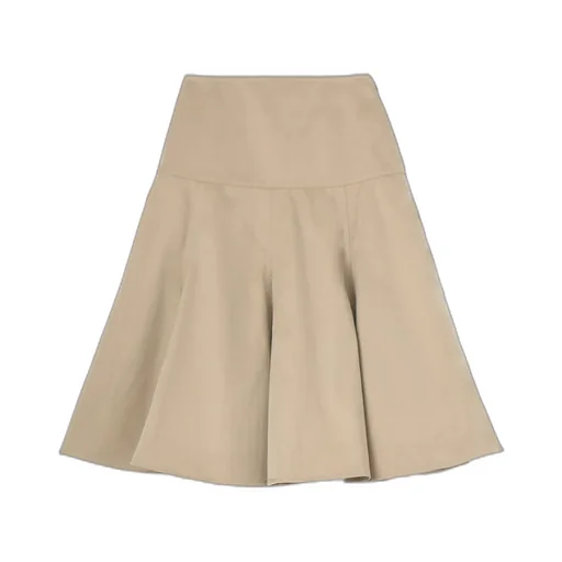Cotton Gabardine Flare Skt