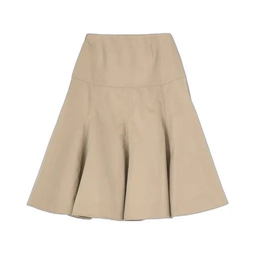 Cotton Gabardine Flare Skt