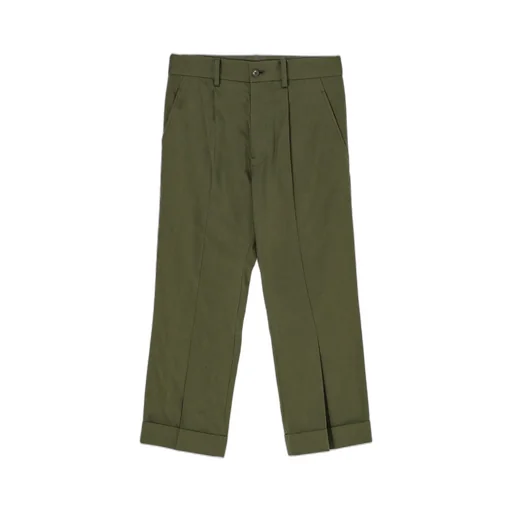 Poplin R-Hem Tuck Pants