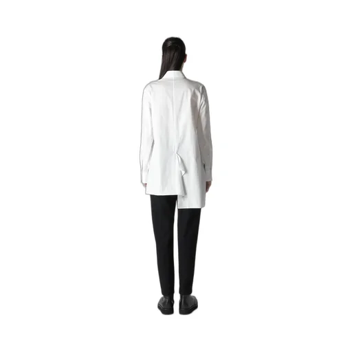 Cotton Broad L Box Detail Blouse