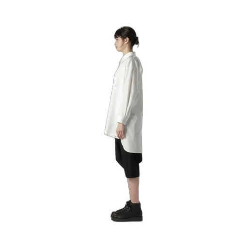 Cotton Broad R-Double Placket Blouse