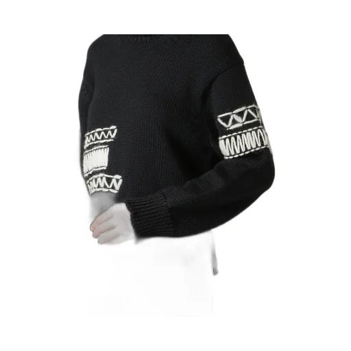 Embroidery Plain St Embroidery Turtle Neck Po