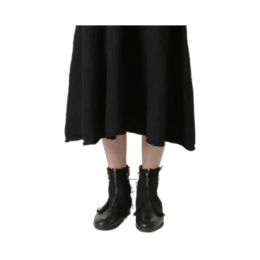 Tuck Stitch Flare Dress