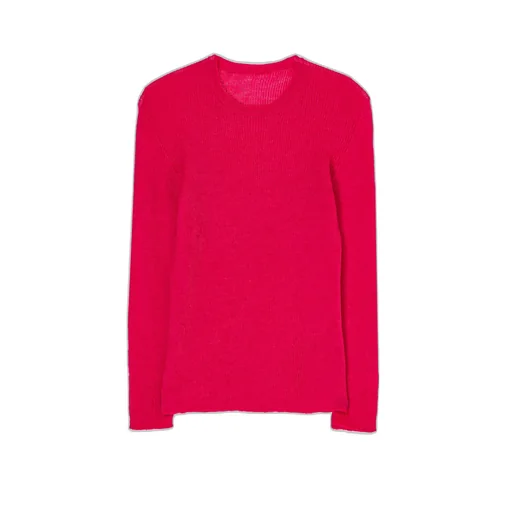 12G2P Rib Round Neck Long Slv Pullover