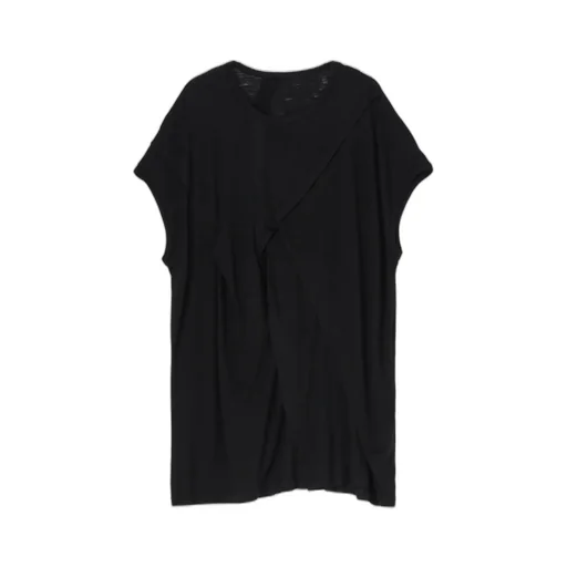 Soft Gauze Short Slv Tuck Detail Dress