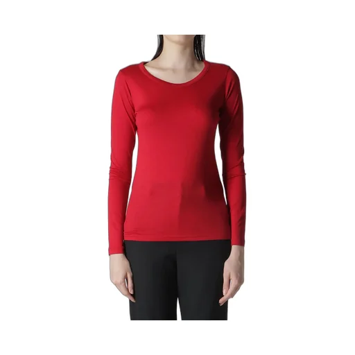 Wool Single Jersey Round Neck Long Slv T