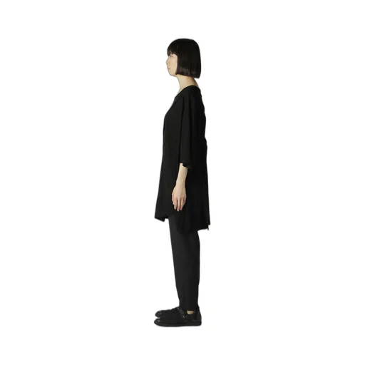 Soft Gauze Long Slv Tuck Detail Dress