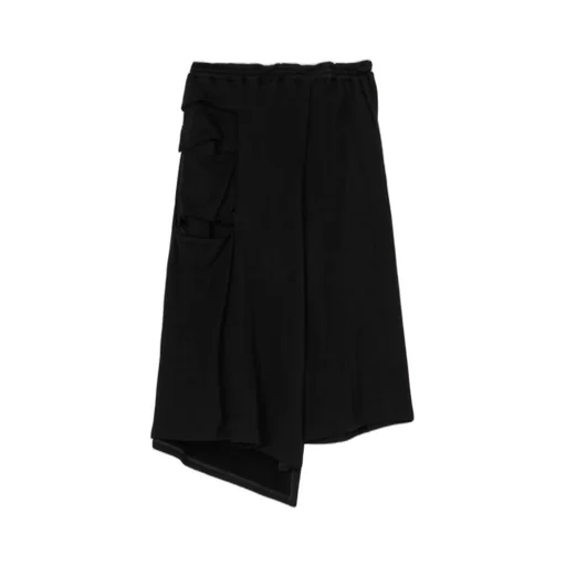 Supima Cotton Pile Pocket Detail Skirt