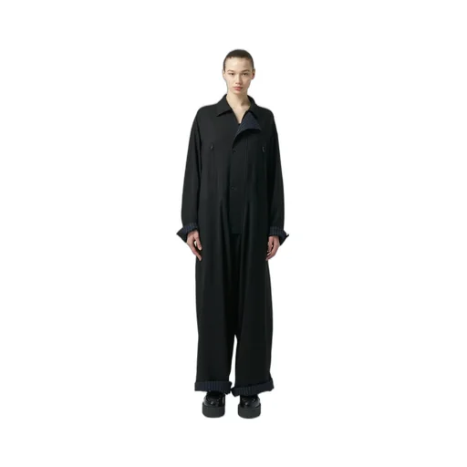Rayon/Wool Gabardine Jumpsuit