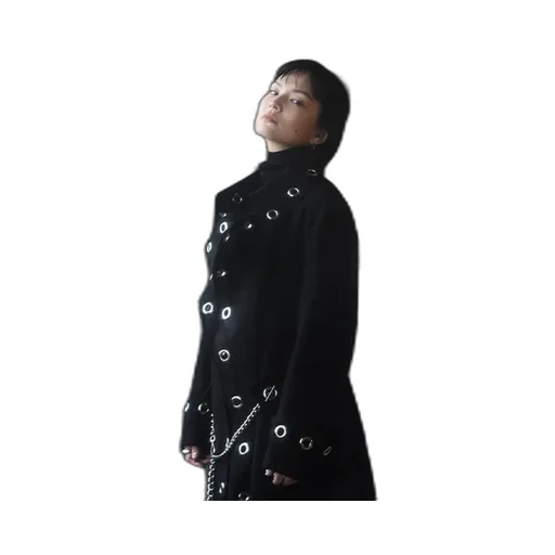 W/Melton Eyelet Coat